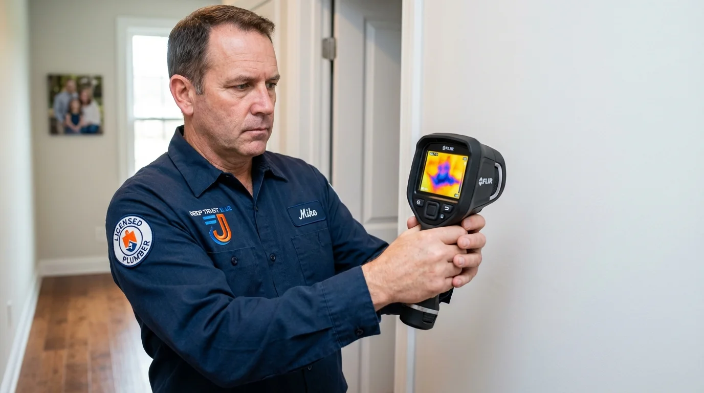 Thermal imaging leak detection by Johns Plumbing LLC in Sammamish